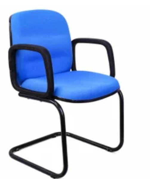 Visitor Chair — Blue Cantilever
